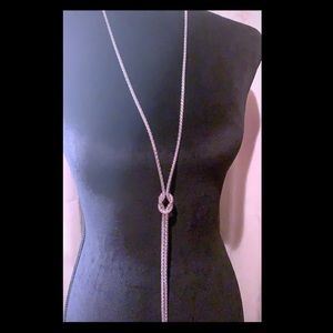 Long Silver necklace